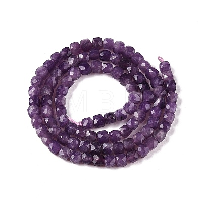 Natural Lepidolite Beads Strands G-N342-138A-1