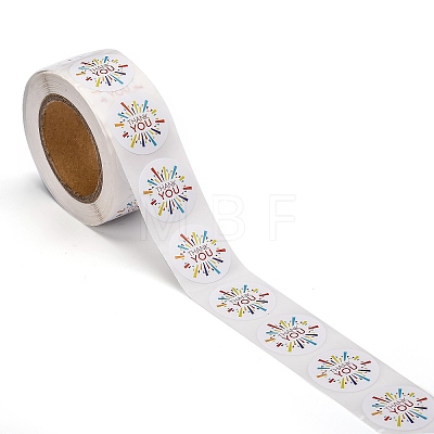 1 Inch Thank You Self-Adhesive Paper Gift Tag Stickers LS-DIY-E027-A-11-1