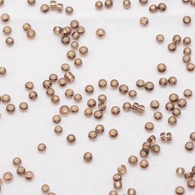 6/0 Transparent Glass Round Seed Beads X-SEED-J010-F6-40A-1