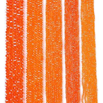 Electroplate Glass Beads Strands EGLA-A044-T3mm-A25-1