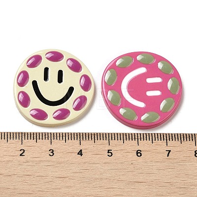 Opaque Resin Cabochons RESI-F050-09-1