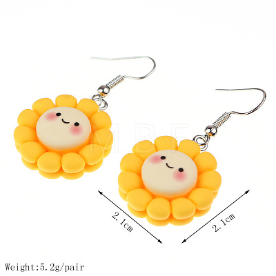 Food Theme Resin Dangle Earrings FS-WGC167F-17-1