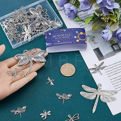 52Pcs Tibetan Style Alloy Big Pendants TIBE-SC0009-33-1