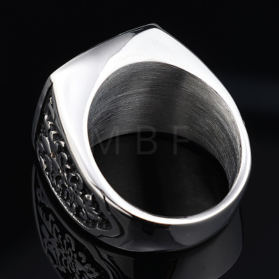 304 Stainless Steel Finger Rings for Men WGC5670-01-1