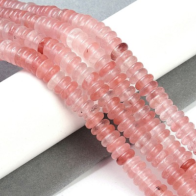 Cherry Quartz Glass  Beads Strands G-Q189-B03-01-1