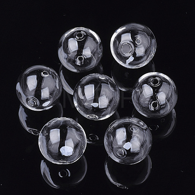 Handmade Blown Glass Globe Beads DH017J-1-22mm-1