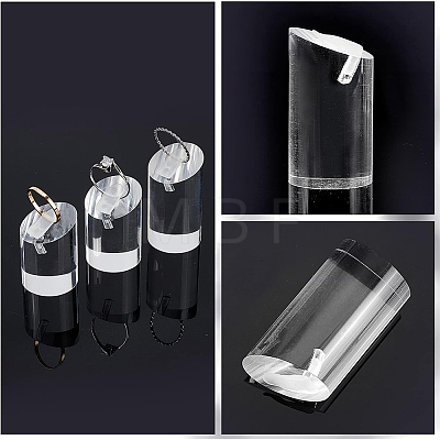 14Pcs 7 Styles Acrylic Ring Displays RDIS-FG0001-32-1