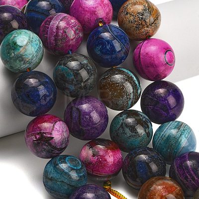 Natural Dragon Veins Agate Beads Strands GG-L001-L01-02G-1