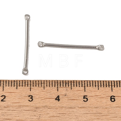 Non-Tarnish 304 Stainless Steel Connector Charms STAS-Q323-06C-P-1