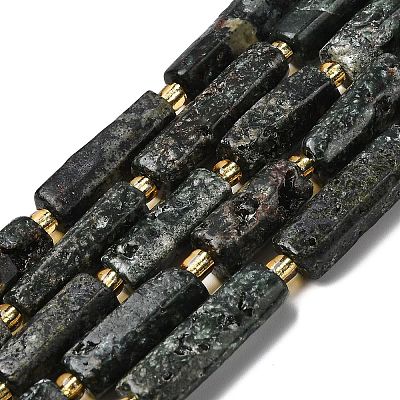 Natural Serpentine Beads Strands G-D353-A05-1-1