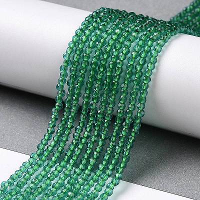 Transparent Glass Beads Strands GLAA-H021-03-17-1