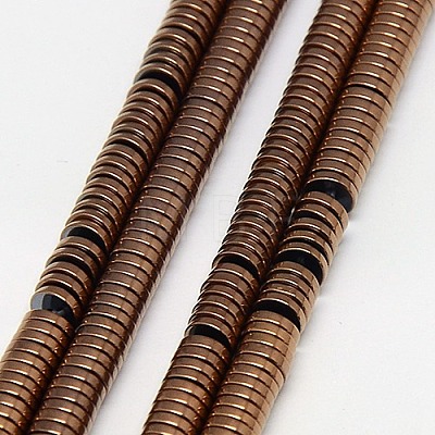 Electroplate Non-magnetic Synthetic Hematite Beads Strands G-J164A-2mm-M-1