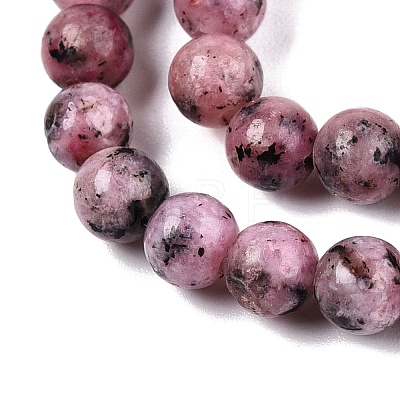 Dyed Natural White Jade Beads Strands G-T140-4mm-B05-1