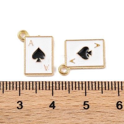 Rack Plating Alloy Charms FIND-M020-05G-02-1