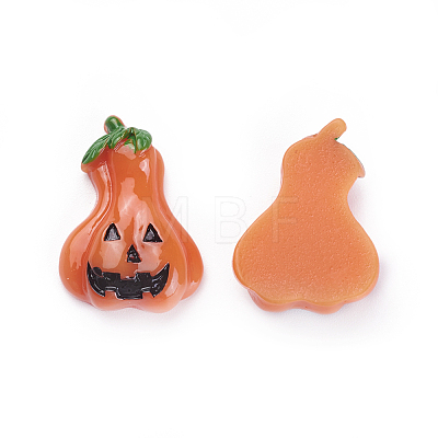 Halloween Theme Resin Cabochons CRES-X0010-07-1