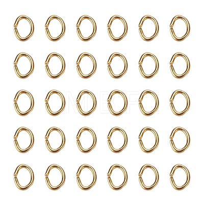 Brass Jump Rings KK-YW0001-26G-1