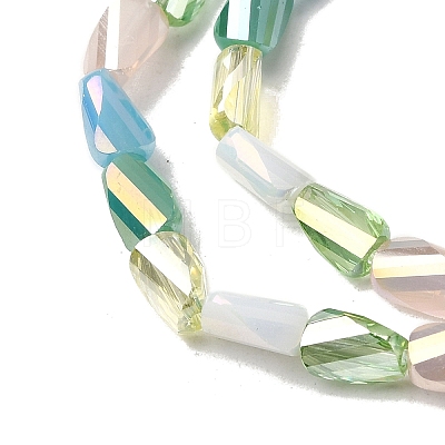 Electroplate Glass Beads EGLA-D300-01A-02-1