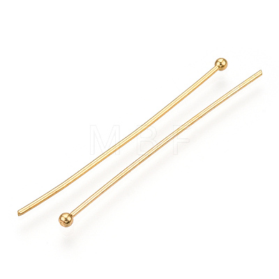 Brass Ball Head Pins KK-G331-10-0.8x40-1
