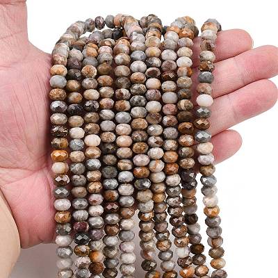 Natural Gobi Agate Beads Strands G-F668-25-B-1