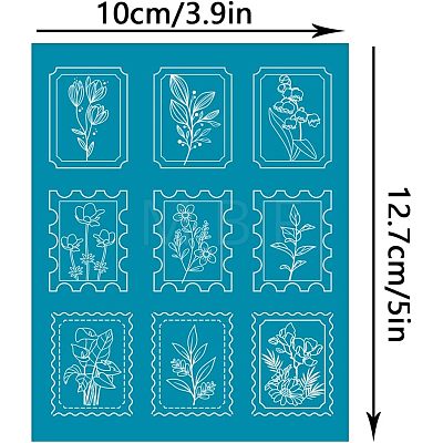 Silk Screen Printing Stencil DIY-WH0341-238-1