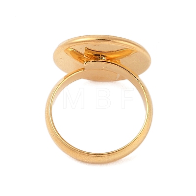 Adjustable 304 Stainless Steel Finger Rings Components LS-STAS-L193-G-16mm-1