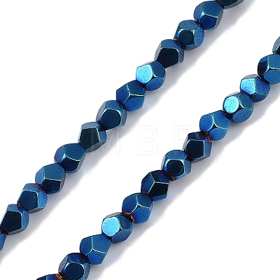 Electroplated Synthetic Non-magnetic Hematite Beads Strands G-A234-G03-01-1