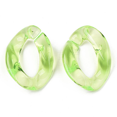 Transparent Acrylic Linking Rings OACR-S036-001A-J06-1