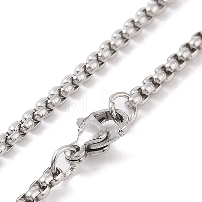 201 Stainless Steel Chain NJEW-C034-24AS-1