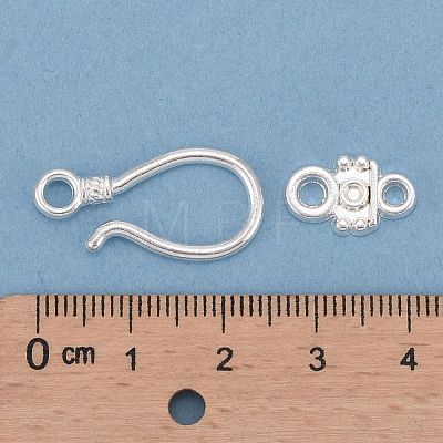 Tibetan Style Hook and Eye Clasps LF1278Y-NFS-1