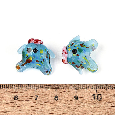 Handmade Lampwork Beads Strands LAMP-N036-22B-1