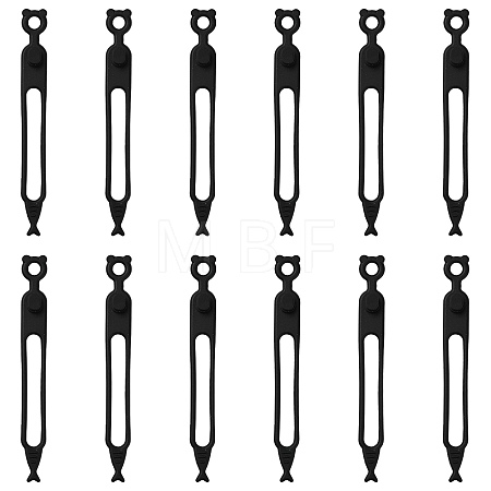 12Pcs Silicone Flexible Cord Organizer FIND-FS0005-33C-1