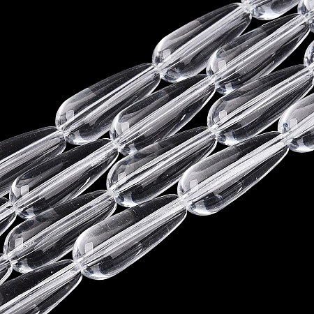 Transparent Glass Beads Strands GLAA-Q113-03A-A01-1