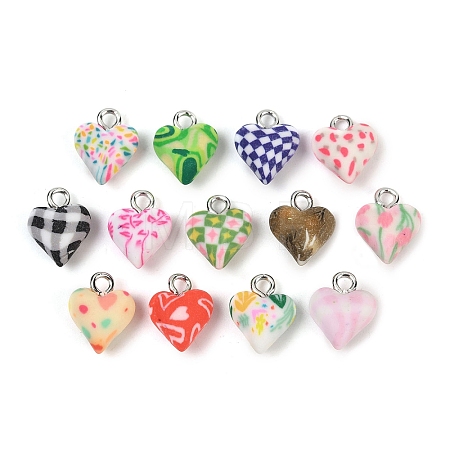 Handmade Polymer Clay Charms CLAY-G112-01-1