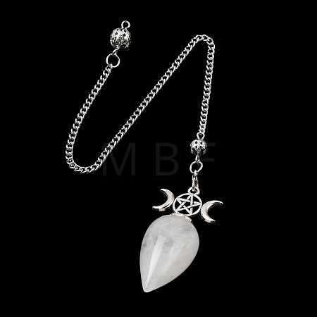 Natural Quartz Crystal Dowsing Pendulum Pendants GG-CBA6D08-A01-1