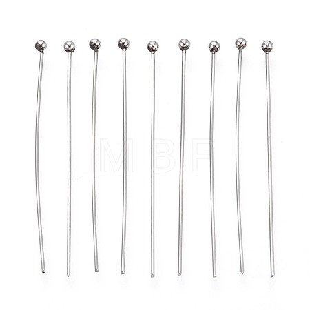 304 Stainless Steel Head Pins STAS-T065-40mm-20P-1