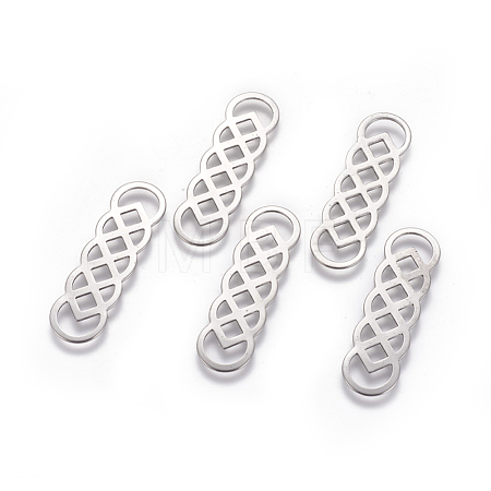 Non-Tarnish 201 Stainless Steel Links connectors X-STAS-L234-041P-1