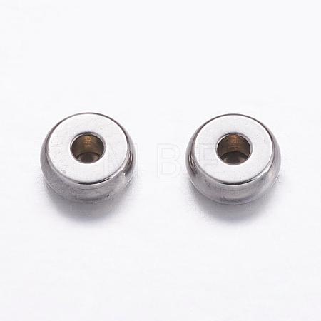 Tarnish Resistant 304 Stainless Steel Beads STAS-K146-063-5mm-1