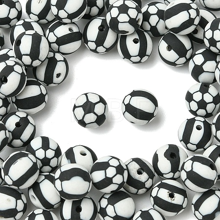 60Pcs Handmade Polymer Clay Beads CLAY-YW0002-41C-1