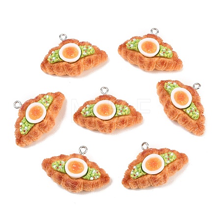 Opaque Resin Imitation Food Pendants LS-RESI-P049-01B-P-1