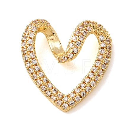 Brass Rhinestone Pendants RB-CBA2C2D-07G-1