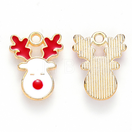 Alloy Enamel Pendants ENAM-S121-013-1