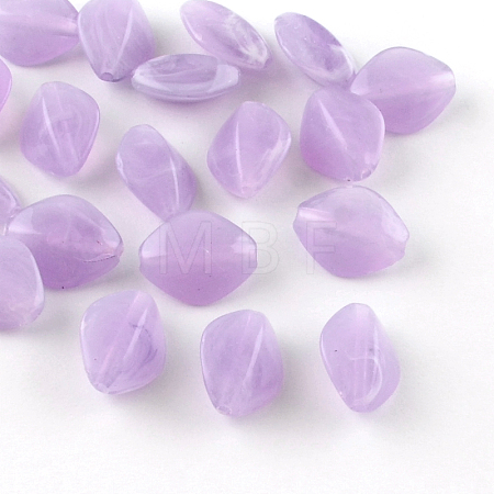 Rhombus Imitation Gemstone Acrylic Beads OACR-R037A-21-1