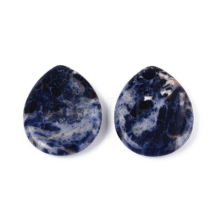 Natural Blue Spot Jasper Worry Stones for Anxiety G-T144-13I-1