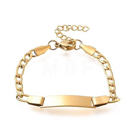 304 Stainless Steel Kids Bracelets BJEW-M233-07G-1