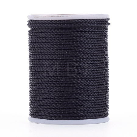 Round Waxed Polyester Cord X-YC-G006-01-1.0mm-01-1