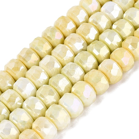 Anti-Tarnish Electroplate Glass Beads Strands GLAA-T025-10mm-11B-1