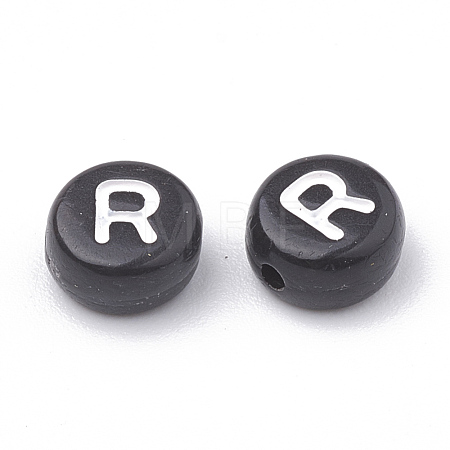 Opaque Acrylic Beads SACR-N002-02R-1