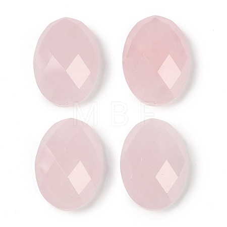 Natural Rose Quartz Cabochons G-G760-A13-1