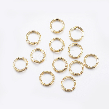 304 Stainless Steel Open Jump Rings X-STAS-L187-5x1mm-G-1