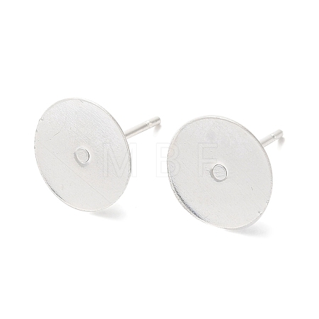 Brass Studs Earrings Finding KK-K383-05B-S-1